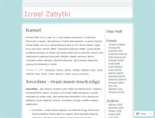 Tablet Screenshot of izraelzabytki.wordpress.com