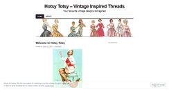 Desktop Screenshot of hotsytotsythreads.wordpress.com