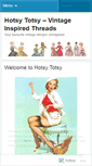 Mobile Screenshot of hotsytotsythreads.wordpress.com
