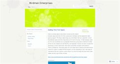 Desktop Screenshot of birdmanenterprises.wordpress.com