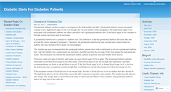 Desktop Screenshot of diabeticdiets.wordpress.com