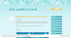 Desktop Screenshot of gbmarketingpraxis.wordpress.com