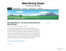 Tablet Screenshot of onesimplemove.wordpress.com