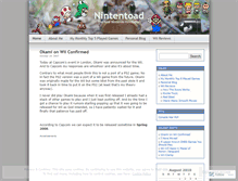Tablet Screenshot of nintentoad.wordpress.com