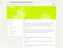 Tablet Screenshot of gbnw.wordpress.com