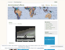 Tablet Screenshot of aflyingfrog.wordpress.com