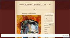 Desktop Screenshot of franksinatraimpersonator.wordpress.com