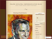 Tablet Screenshot of franksinatraimpersonator.wordpress.com