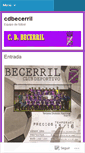 Mobile Screenshot of cdbecerril.wordpress.com