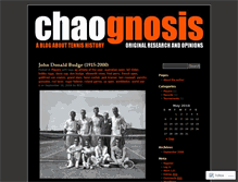 Tablet Screenshot of chaognosis.wordpress.com