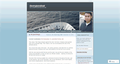 Desktop Screenshot of davengisonaboat.wordpress.com