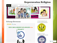 Tablet Screenshot of keperawatanreligionanahrostianah.wordpress.com