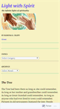 Mobile Screenshot of lightwithspirit.wordpress.com