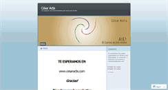 Desktop Screenshot of cesaractis.wordpress.com