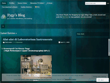 Tablet Screenshot of fygy.wordpress.com