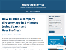Tablet Screenshot of drsharepoint.wordpress.com