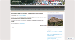 Desktop Screenshot of amendolaralive.wordpress.com
