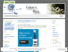 Tablet Screenshot of leksodav.wordpress.com