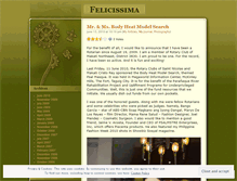 Tablet Screenshot of felicissima.wordpress.com
