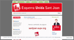 Desktop Screenshot of eupvsantjoan.wordpress.com
