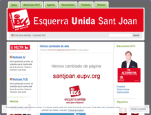 Tablet Screenshot of eupvsantjoan.wordpress.com