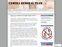 Tablet Screenshot of cameraremovalteam.wordpress.com