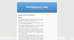 Desktop Screenshot of mhfsoklahoma.wordpress.com