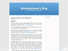 Tablet Screenshot of mhfsoklahoma.wordpress.com