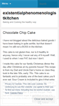 Mobile Screenshot of existentialphenomenologistkitchen.wordpress.com