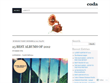 Tablet Screenshot of codamusicblog.wordpress.com