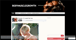 Desktop Screenshot of bodymusclegrowth.wordpress.com