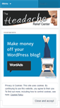 Mobile Screenshot of headachereliefcenter.wordpress.com