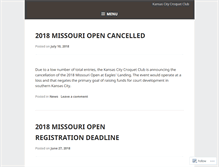 Tablet Screenshot of kccroquet.wordpress.com