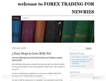 Tablet Screenshot of forextradingfornewbies2.wordpress.com