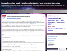 Tablet Screenshot of kursuspajak.wordpress.com