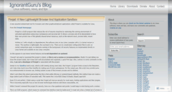 Desktop Screenshot of igurublog.wordpress.com