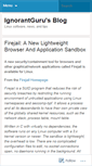 Mobile Screenshot of igurublog.wordpress.com