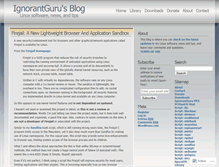 Tablet Screenshot of igurublog.wordpress.com