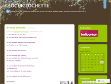 Tablet Screenshot of clochiclochette.wordpress.com