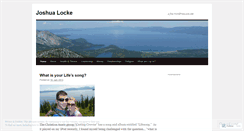 Desktop Screenshot of joshualocke.wordpress.com