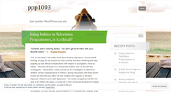 Desktop Screenshot of ppp1003.wordpress.com