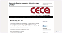 Desktop Screenshot of cecaunimet.wordpress.com