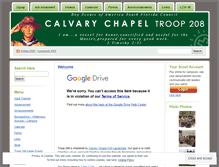 Tablet Screenshot of calvarytroop208.wordpress.com