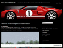 Tablet Screenshot of jamesaevans.wordpress.com