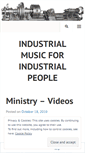 Mobile Screenshot of industrialmuzak.wordpress.com