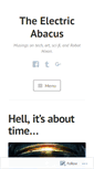 Mobile Screenshot of electricabacus.wordpress.com