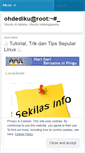Mobile Screenshot of ohdediku.wordpress.com
