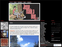 Tablet Screenshot of jessemadeablog.wordpress.com
