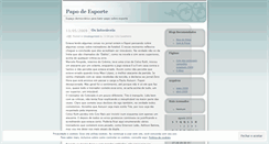 Desktop Screenshot of papodeesporte.wordpress.com