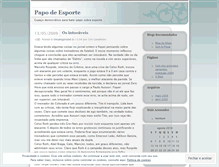 Tablet Screenshot of papodeesporte.wordpress.com